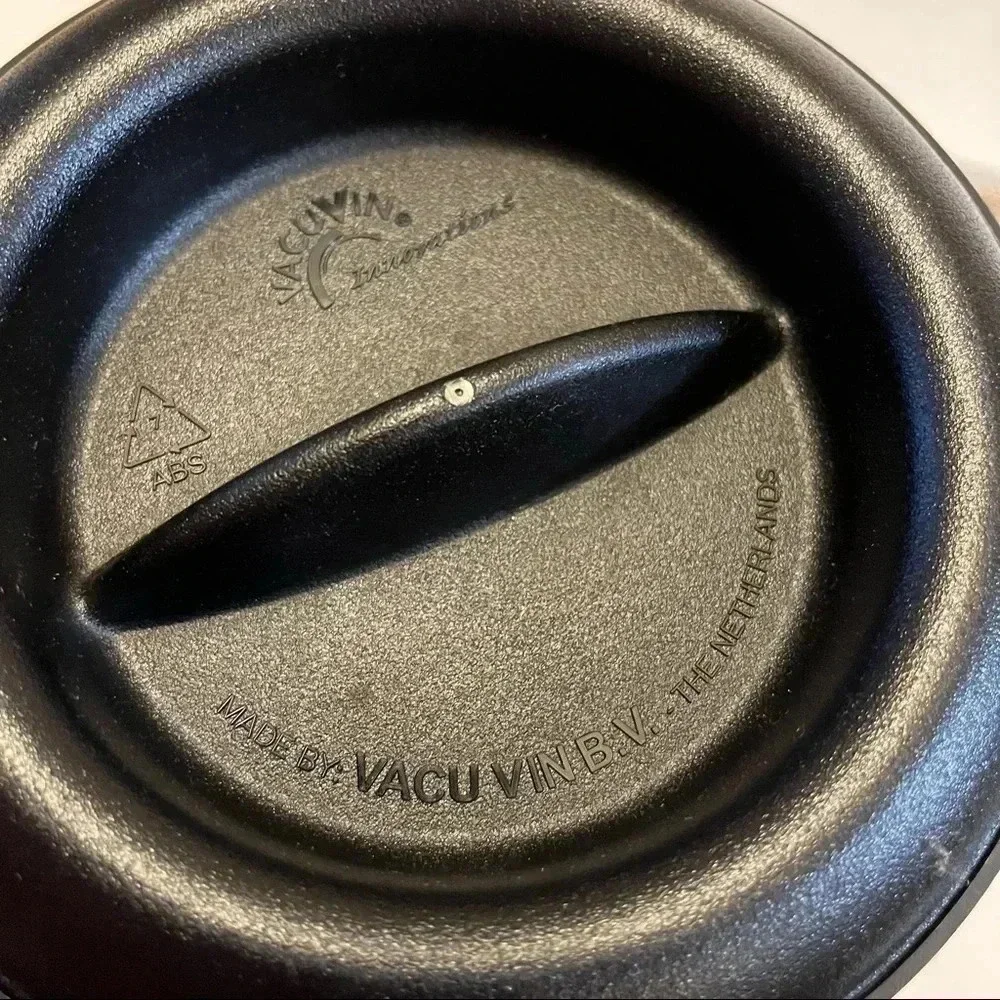 Vacu Vin Rapid Ice Elegant Wine Cooler Wine chiller reusable Black